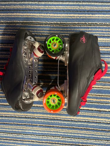 Customer photo review of Racer Carbon Speed Skate Boots
