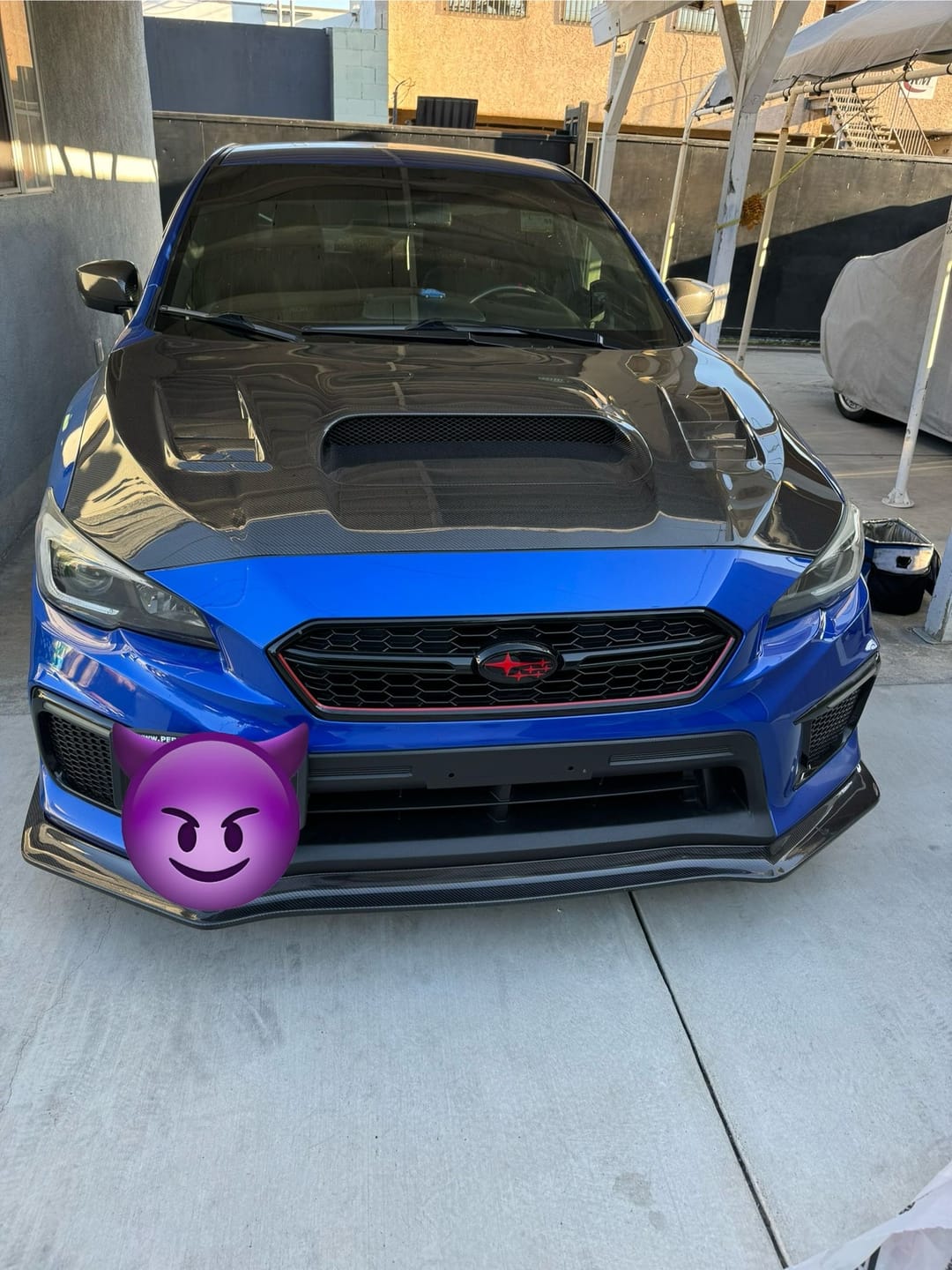 Customer photo review of 2018-21 Subaru WRX / STi CS Front Splitter Lip Ground Effect