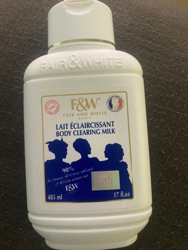 Customer photo review of Fair and White Original Body Clearing Milk 500ml