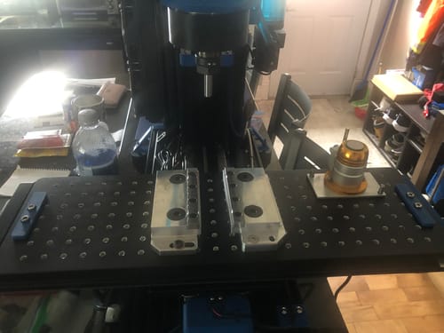 Customer photo review of Smooth Jaw Insert for Modular Vise