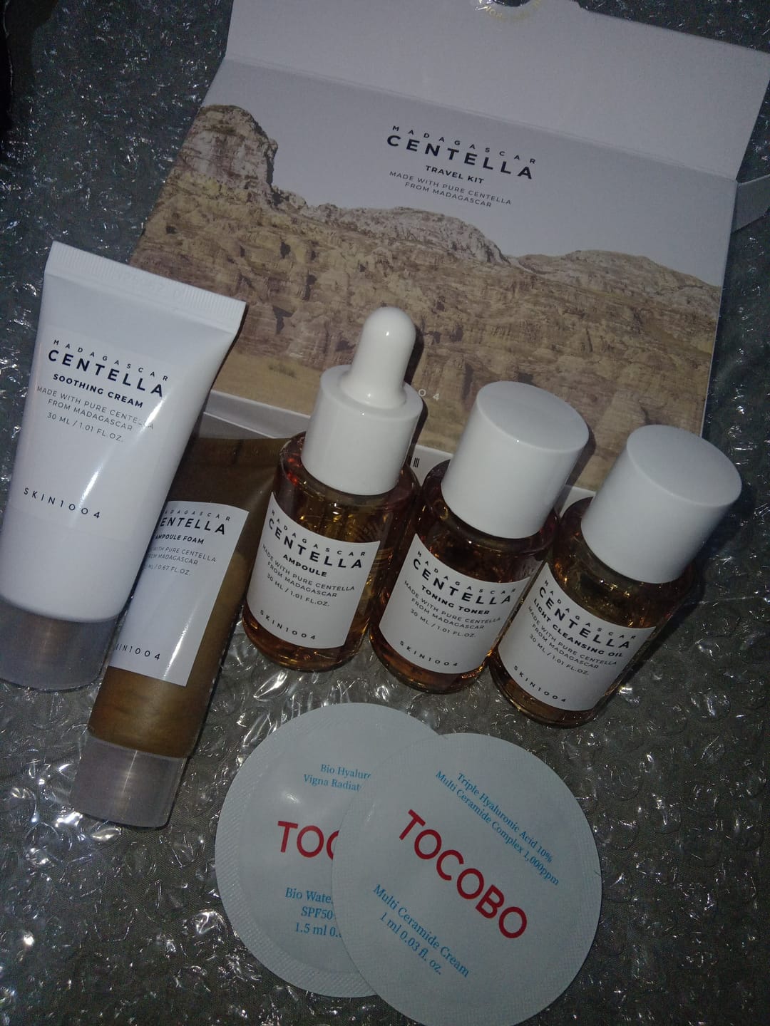 Customer photo review of SKIN1004 - Madagascar Centella Travel Kit | Kit Hidratante y Calmante