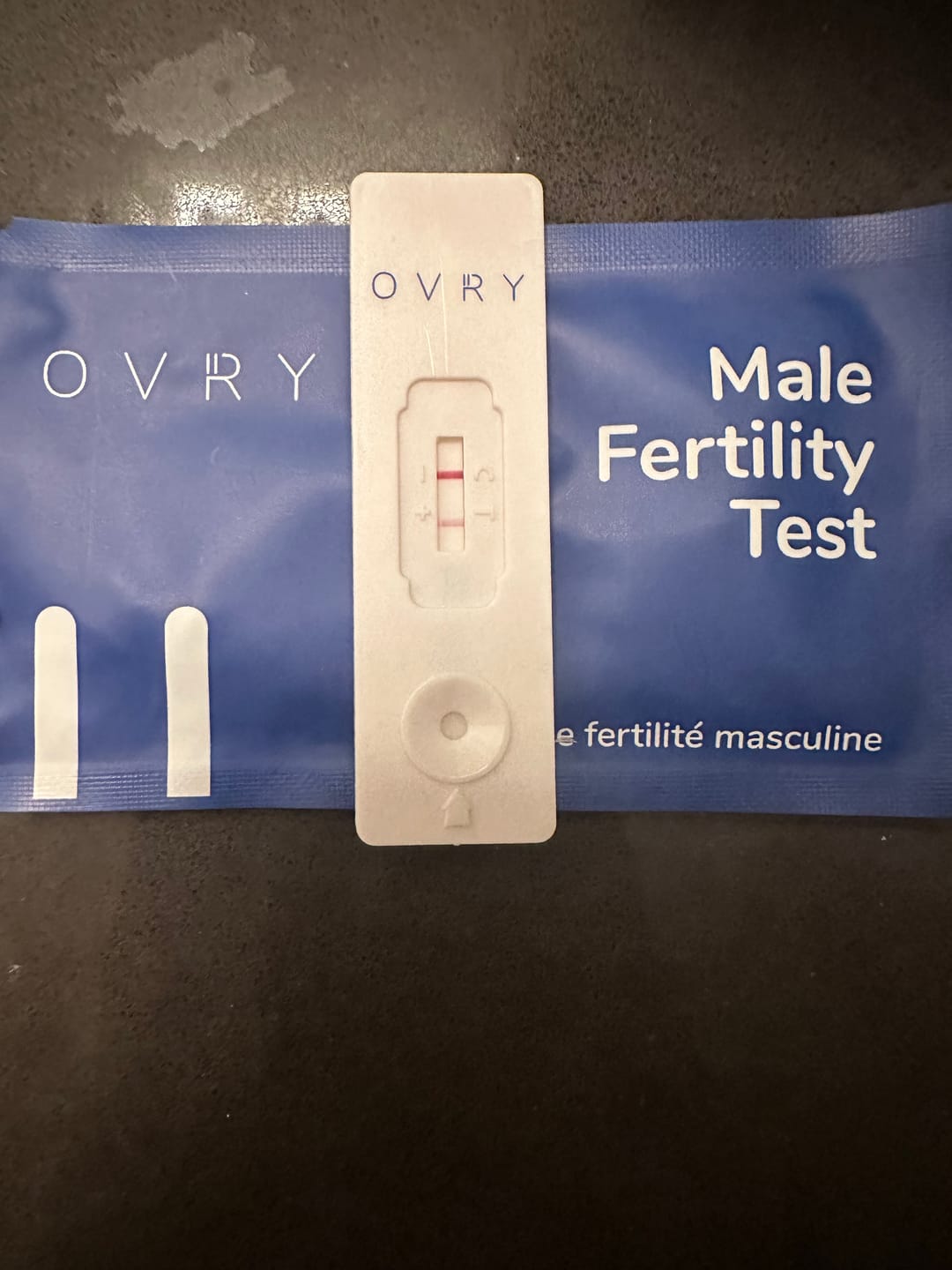 Customer photo review of Male Fertility Test