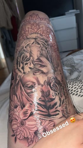 Customer photo review of TattooNumbx Numbing Cream