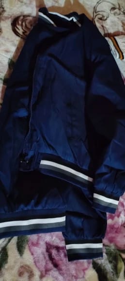 Customer photo review of Blouson Aviateur Bleu Marine