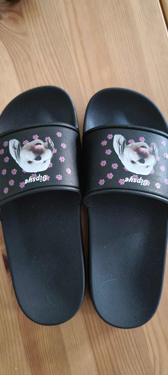 Customer photo review of Votre photo - Claquettes personnalisées