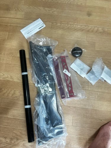 Customer photo review of Universal Adjustable Tilt License Plate Holder
