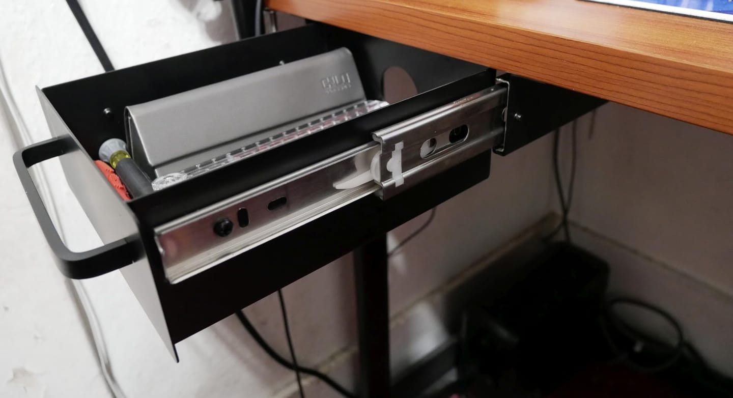 Customer photo review of Under Desk Drawer