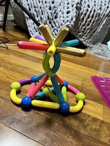 Customer photo review of Magnetic Building Blocks
