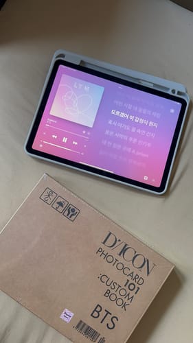 Customer photo review of DICON PHOTOCARD CUSTOM BOOK