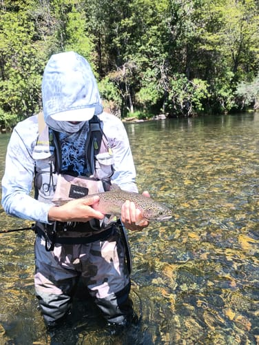 Customer photo review of UPF 50+ Long Sleeve Shirt with Hood and Facemask