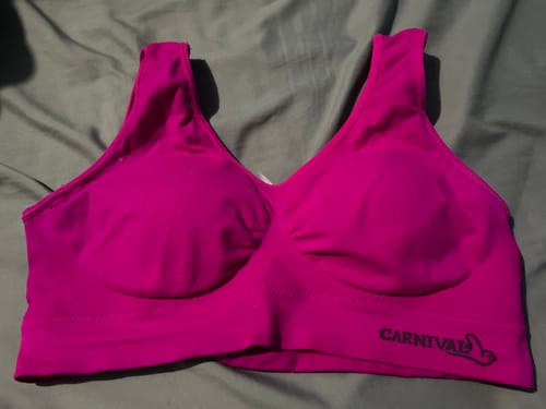 Customer photo review of Top de microfibra seamless con pads removibles 4994 Carnival