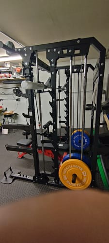 Customer photo review of MAJOR FITNESS All-In-One Home Gym Smith Machine Package Spirit B52