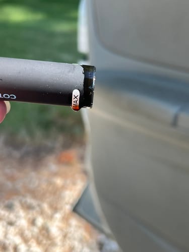 Customer photo review of 500mg CBD Vape Pen - Cotton Candy
