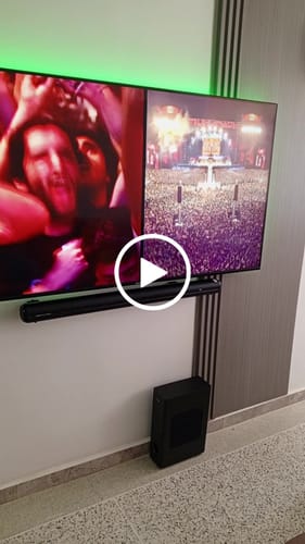 Customer video review of Cornetas Thonet & Vander Kino Cinema 150W 2.1 Bluetooth + Rca + Aux 3.5Mm + Hdmi + Coaxial + Optico Kino Soundbar