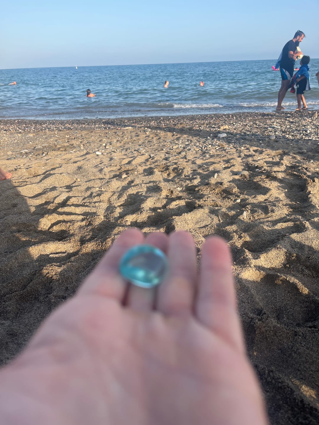 Customer photo review of Obsidiana azul Rodado | Intuición - Comunicación