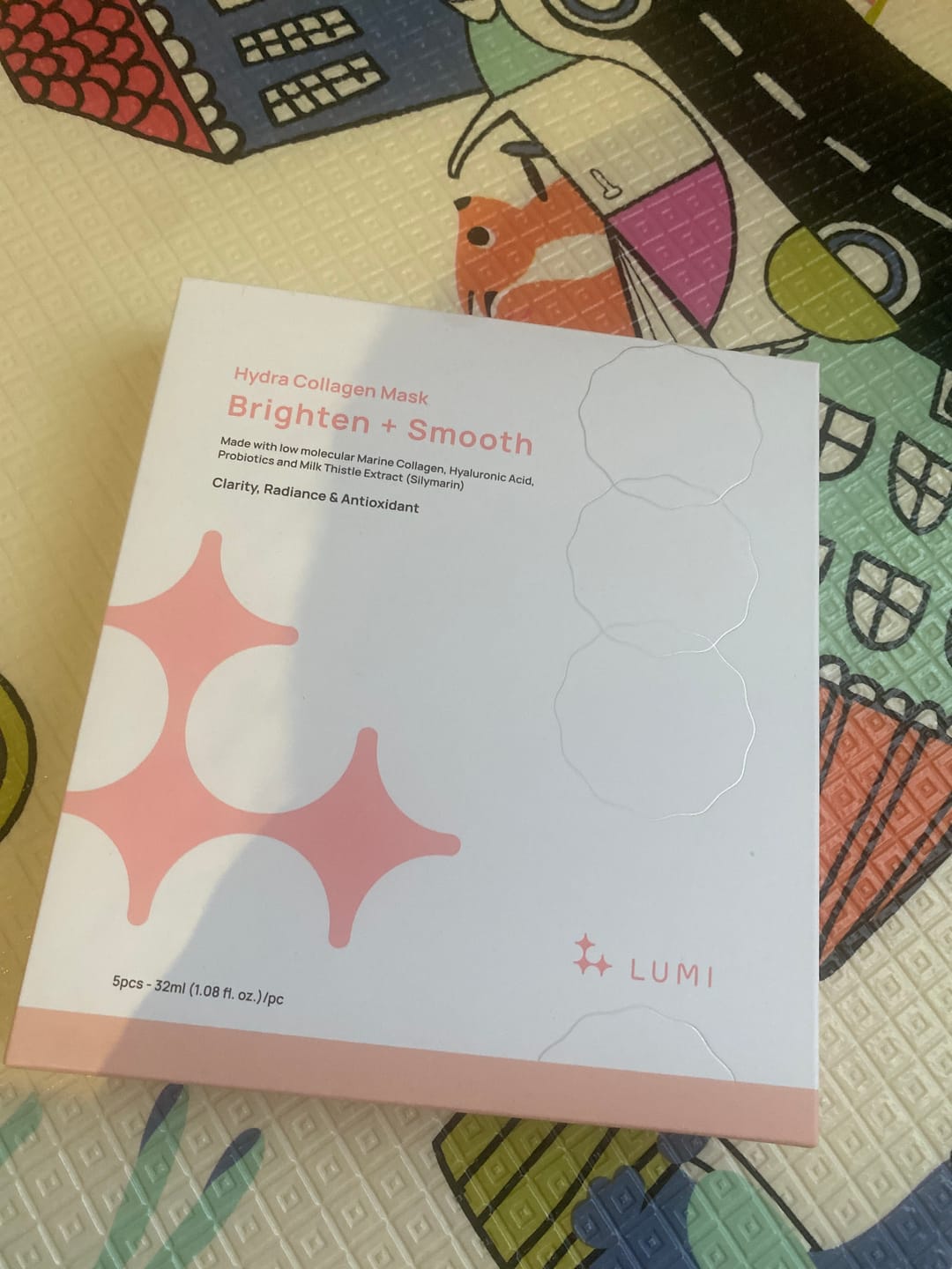 Customer photo review of Hydra Collagen Mask Brighten + Smooth