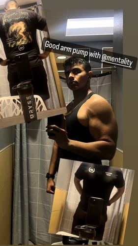 Customer photo review of 'HERCULES' TEE - BLACK
