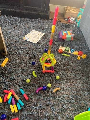 Customer photo review of Magnetic Building Blocks