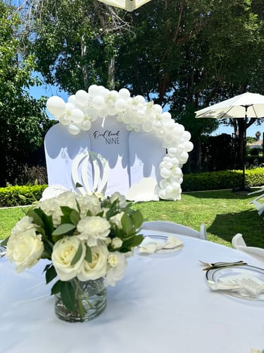 Customer photo review of Chiara Backdrop Wall Set, Arched Wall Set Birthday&Baby Shower&Wedding Party Decoration