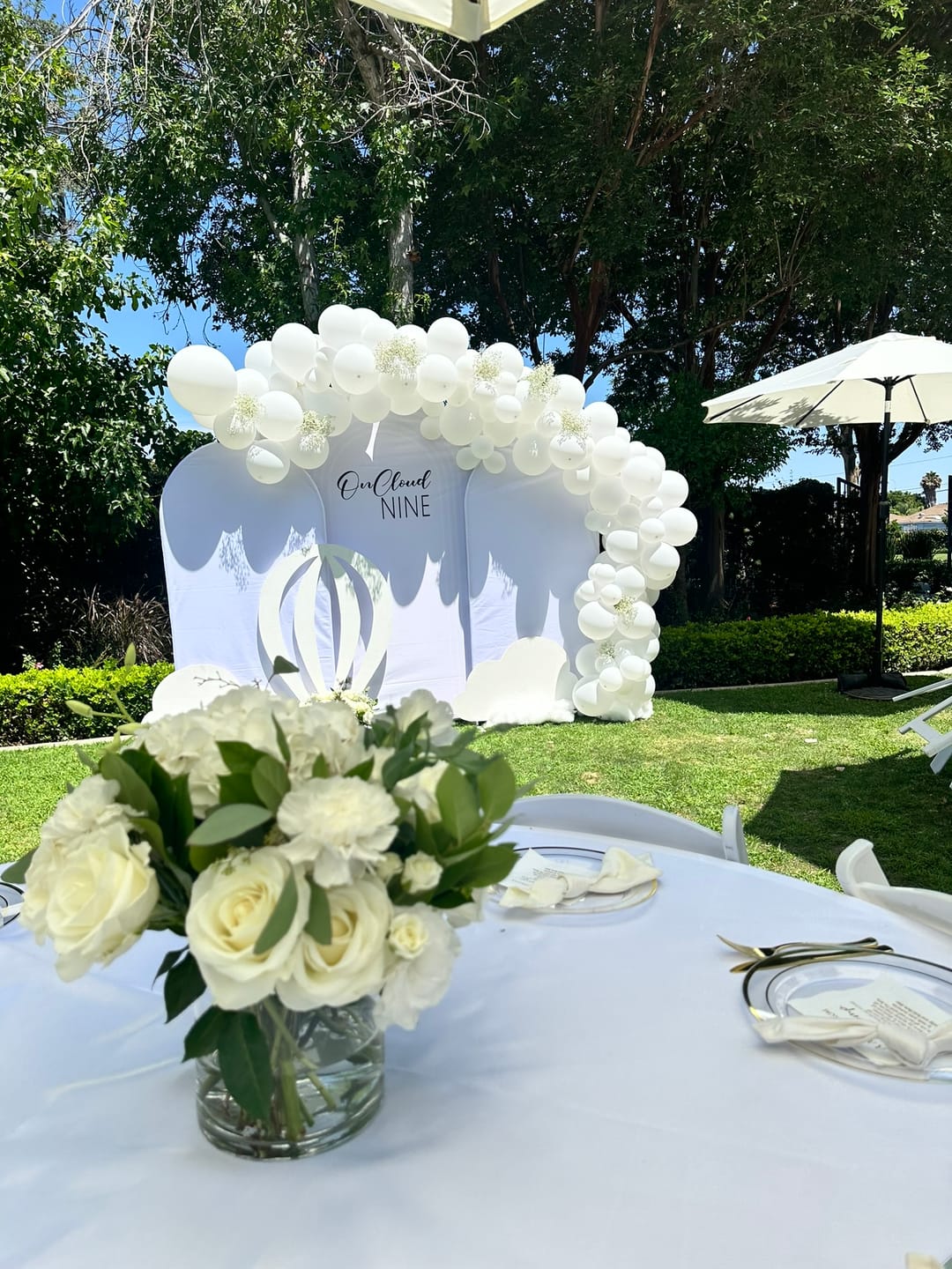 Customer photo review of Chiara Backdrop Wall Set, Arched Wall Set Birthday&Baby Shower&Wedding Party Decoration