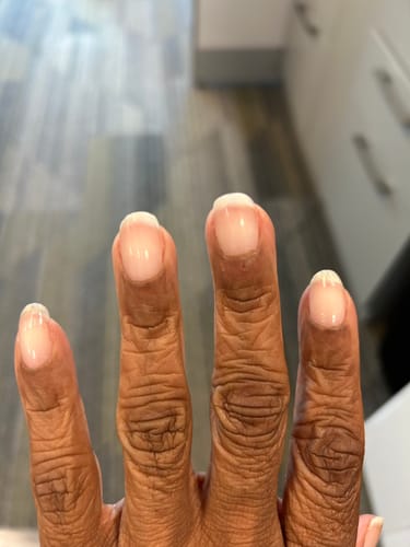 Customer photo review of Rocket Nail Fuel Nail Repair - Purple