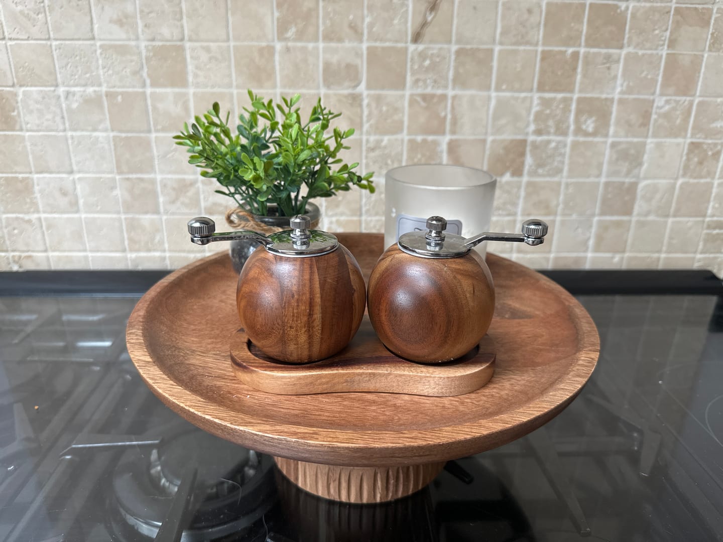 Customer photo review of Salt and Pepper Mill Grinder Set - So At Nature