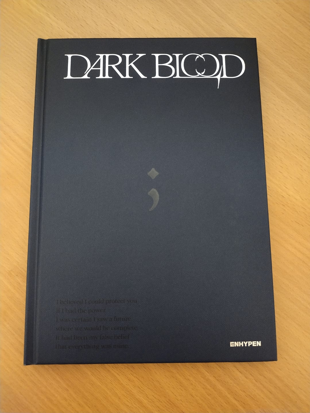Customer photo review of ENHYPEN - DARK BLOOD ALBUM
