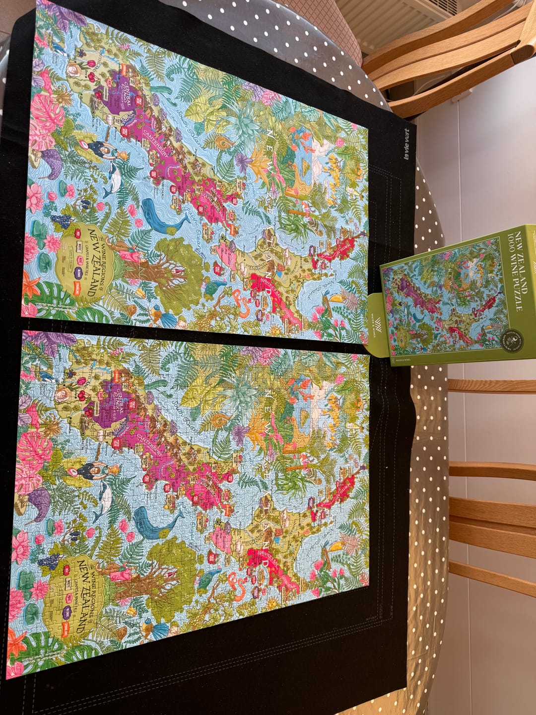 Customer photo review of Wine Puzzle - New Zealand