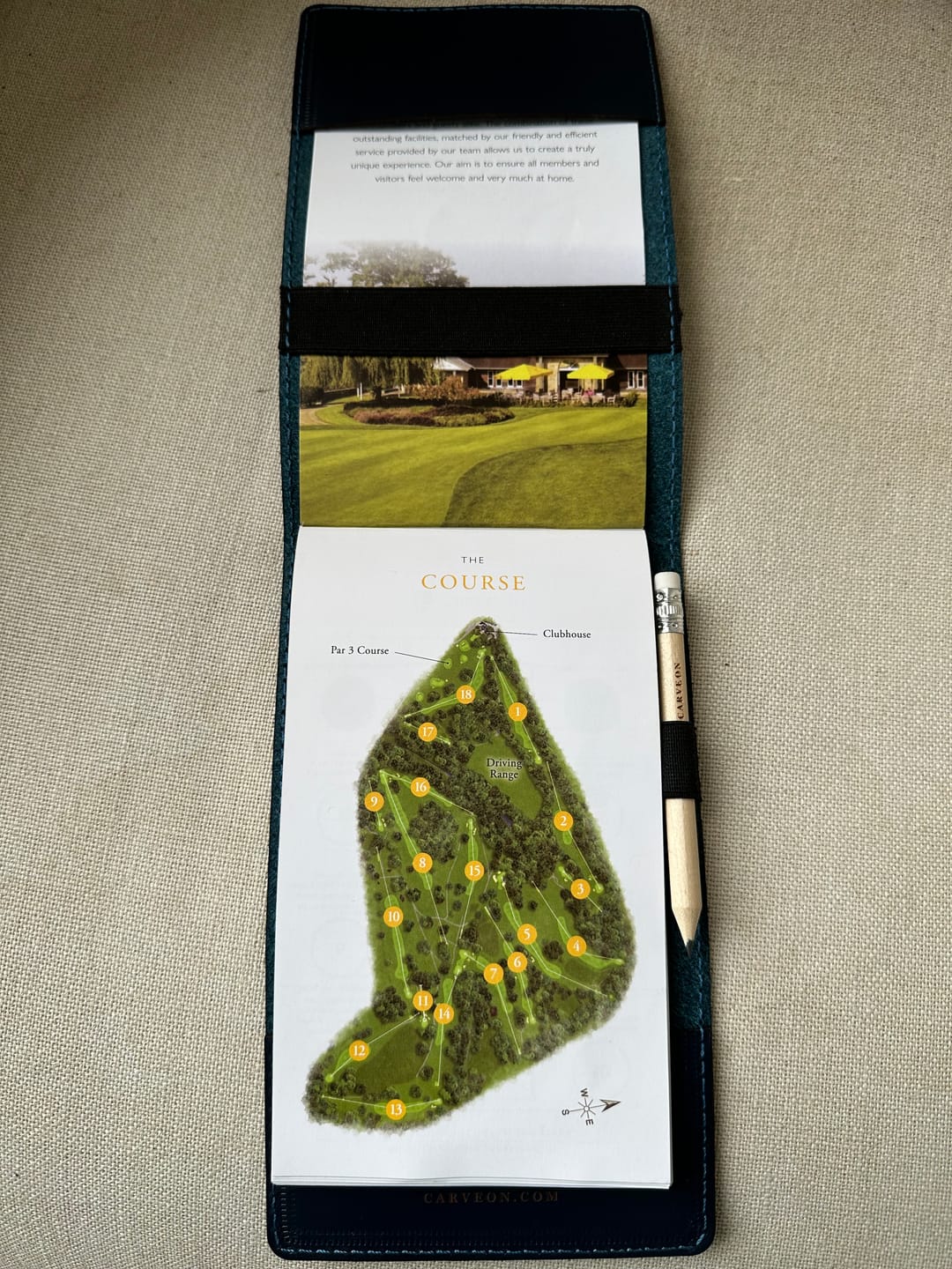 Customer photo review of Yardage Book Cover