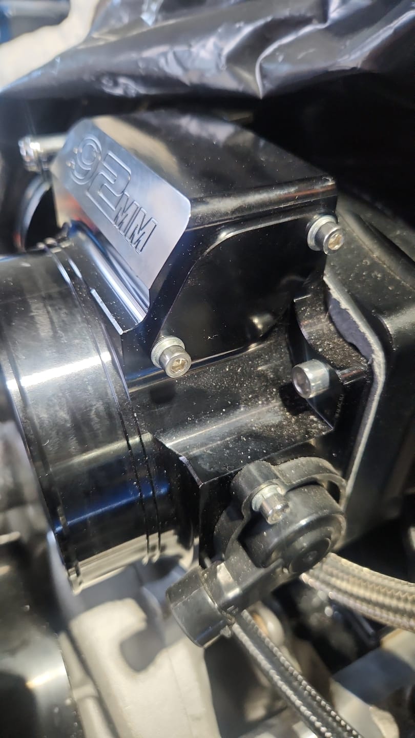 Customer photo review of IAC Block off Plug for ICON Throttle Body 92/102mm 10-10039BLK