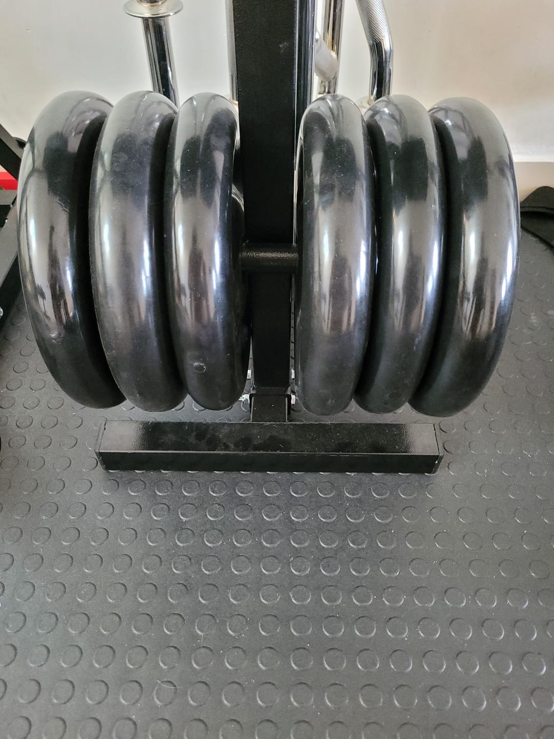 Customer photo review of Anilha 10kg Emborracha Furo 31mm