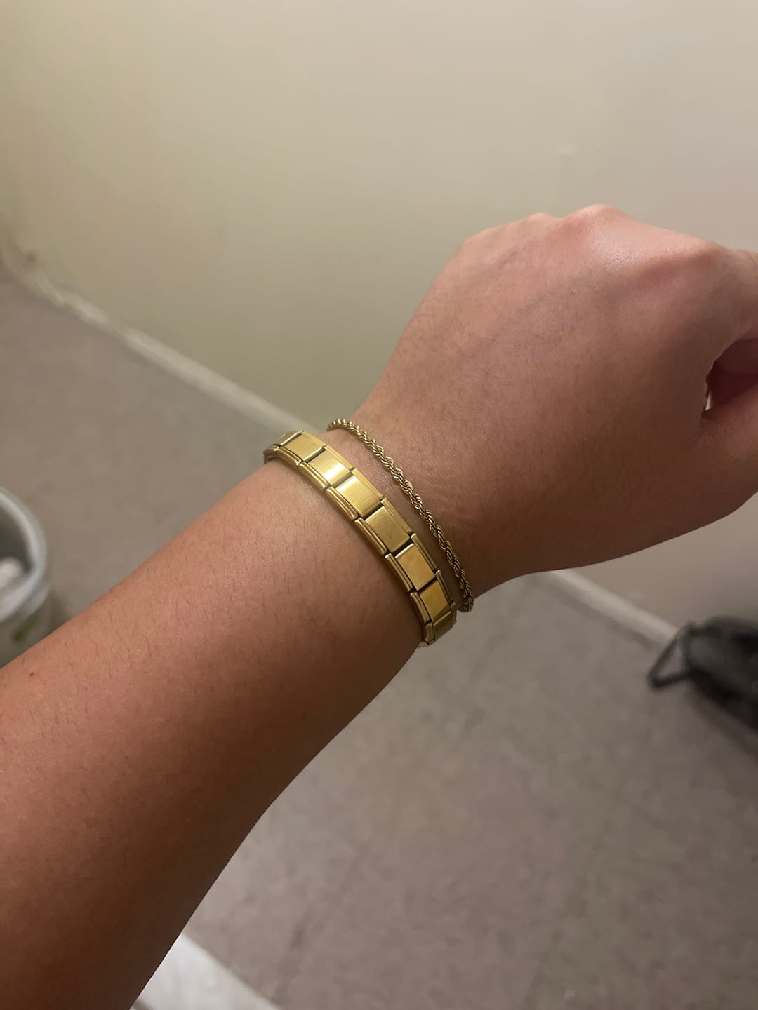 Customer photo review of Thin Rope Chain Bracelet