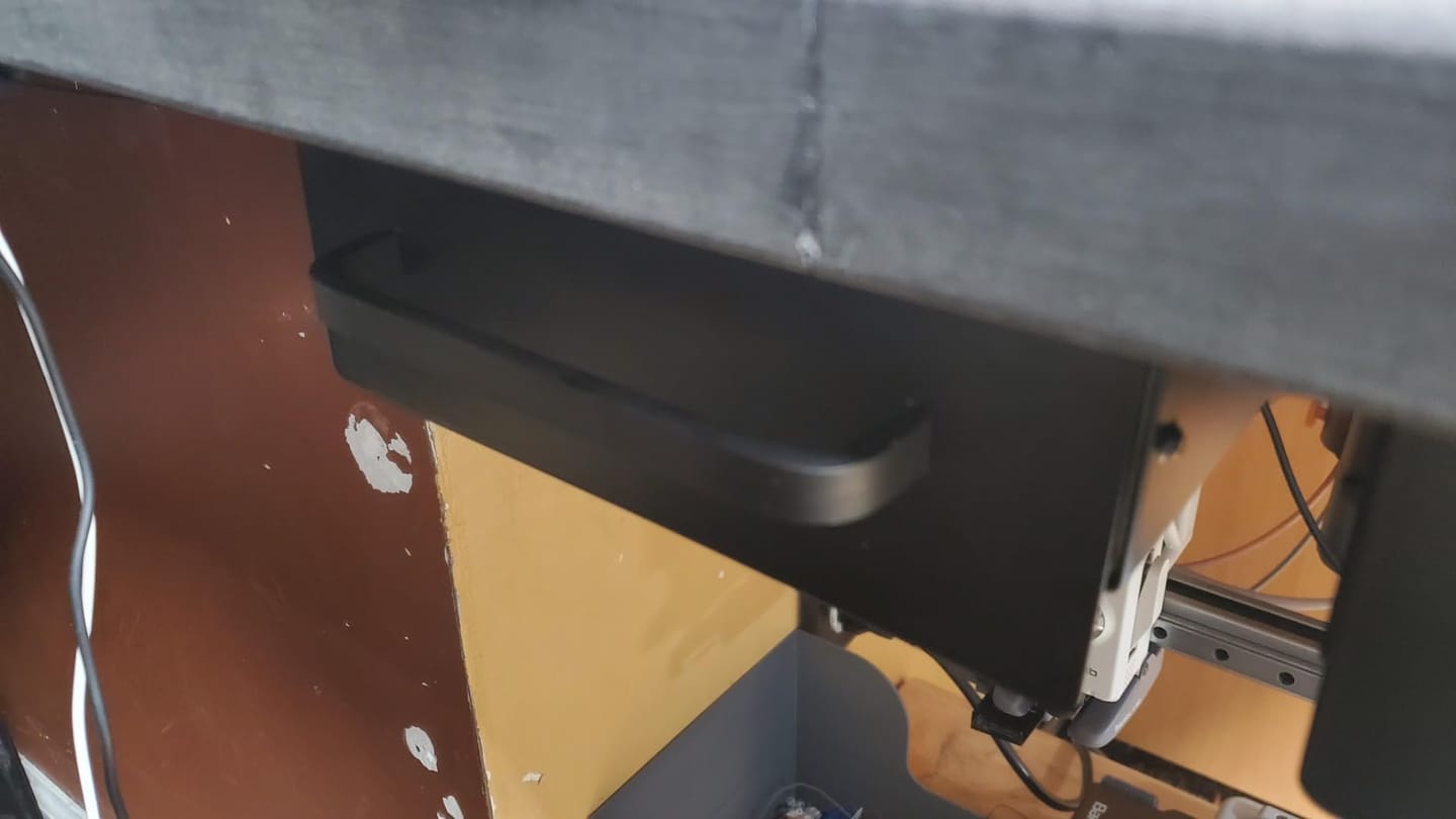 Customer photo review of Under Desk Drawer