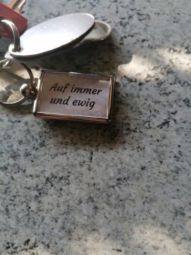 Customer photo review of Schlüsselanhänger mit deinem Foto