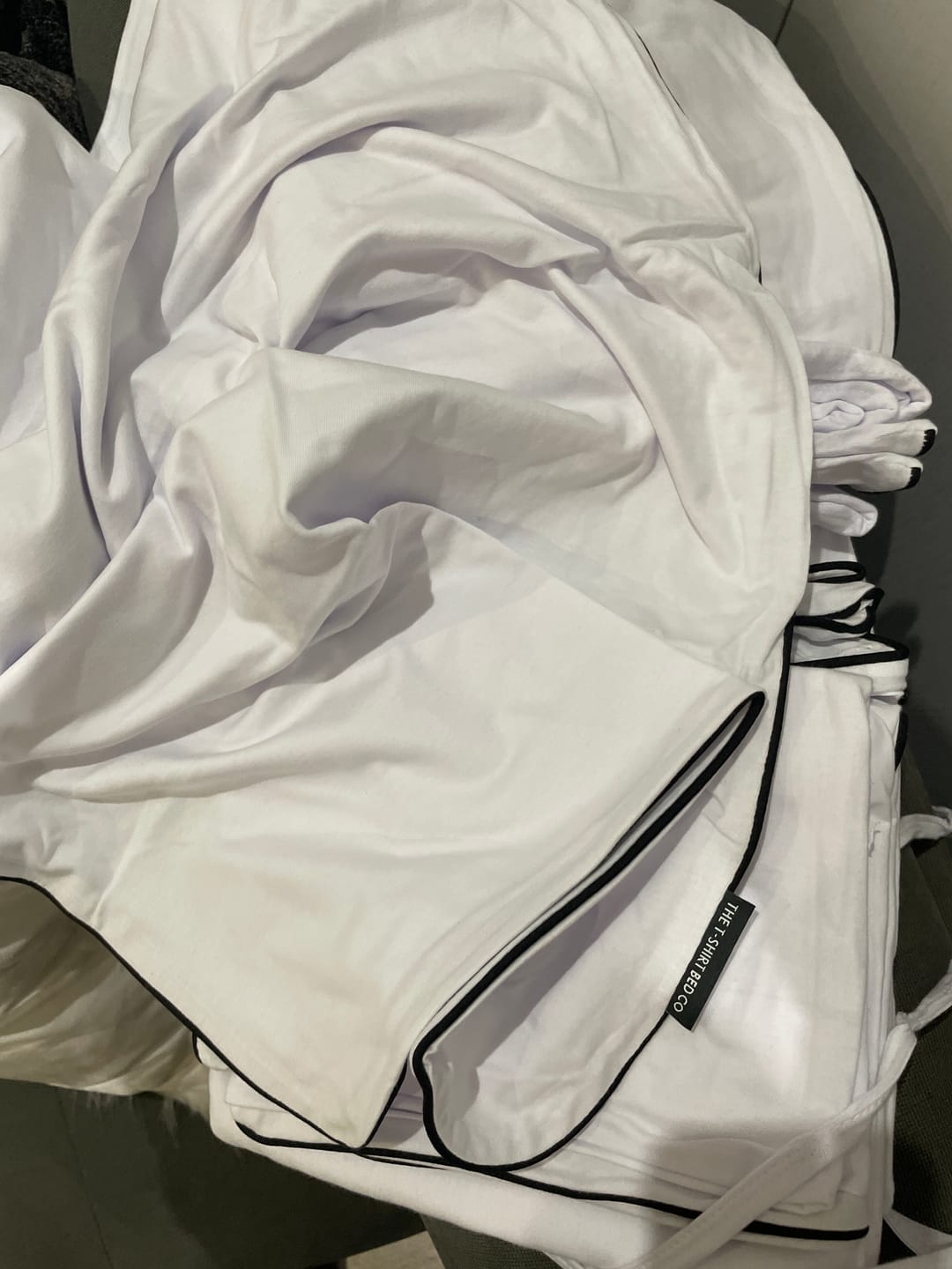 Customer photo review of The Luxury Piped Duvet Cover Set-NEW!