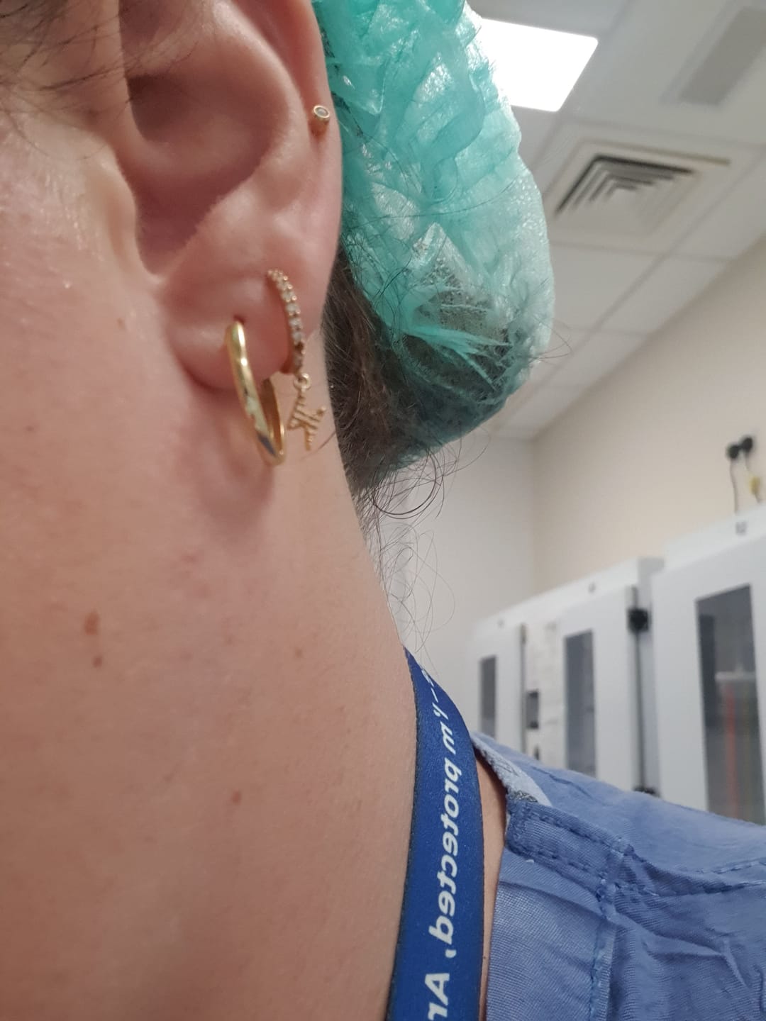 Customer photo review of Medium Hoops