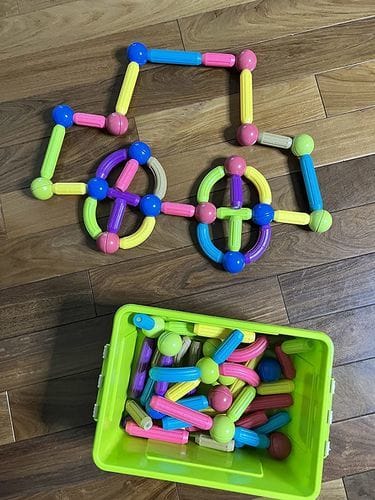 Customer photo review of Magnetic Building Blocks