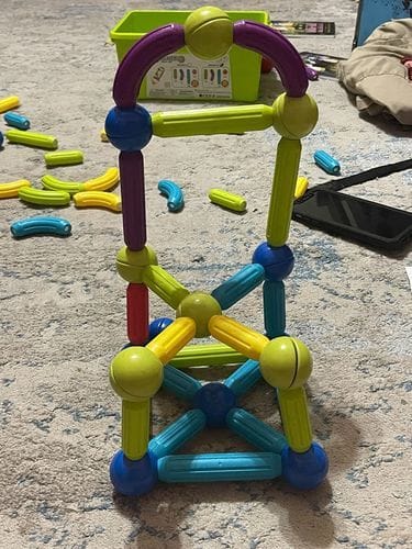 Customer photo review of Magnetic Building Blocks