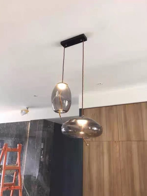 Customer photo review of Clara Glass LED Pendant Light