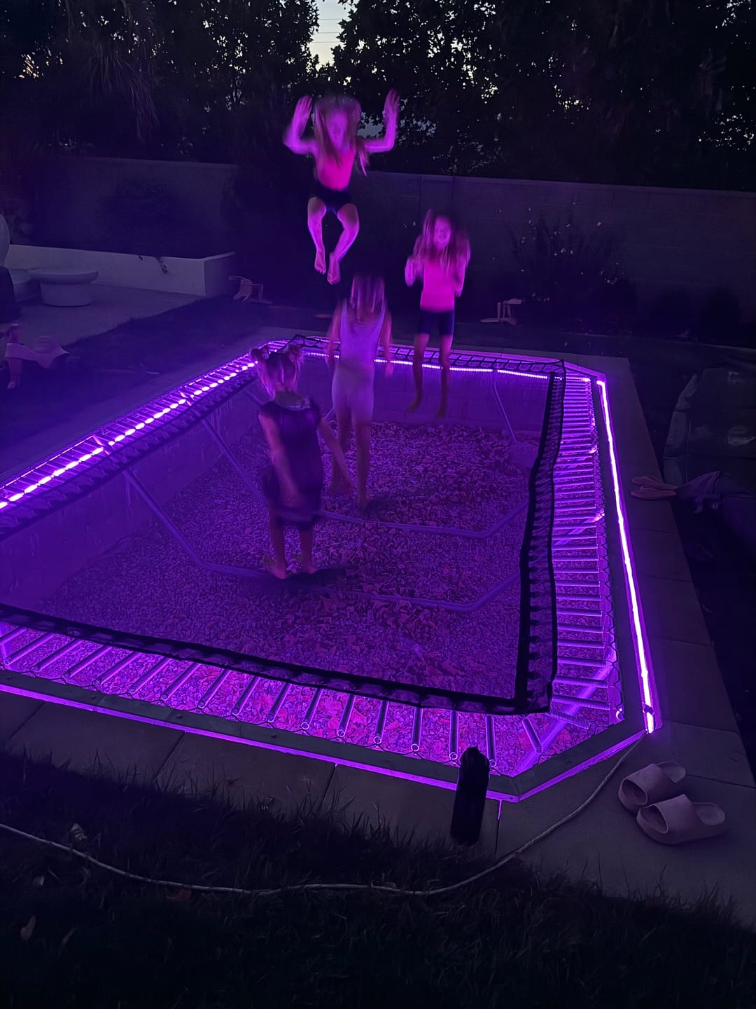 Customer photo review of LED Trampoline Lights & Lighting System