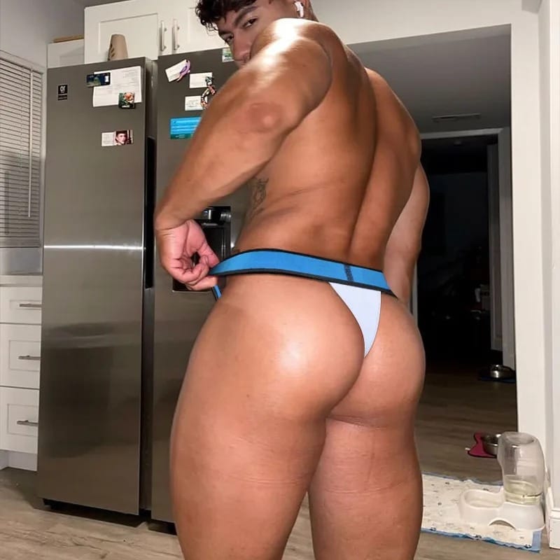 Customer photo review of Sexy Butt-Lifting Sporty U-Pouch Large Men's Jockstrap