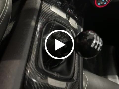 Customer video review of 2010-2015 Chevy Camaro Carbon Fiber Gauge Cluster Trim Cover