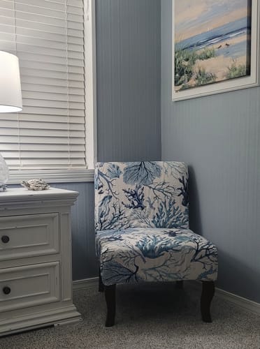 Customer photo review of Heinrich Andreas Armless Chair