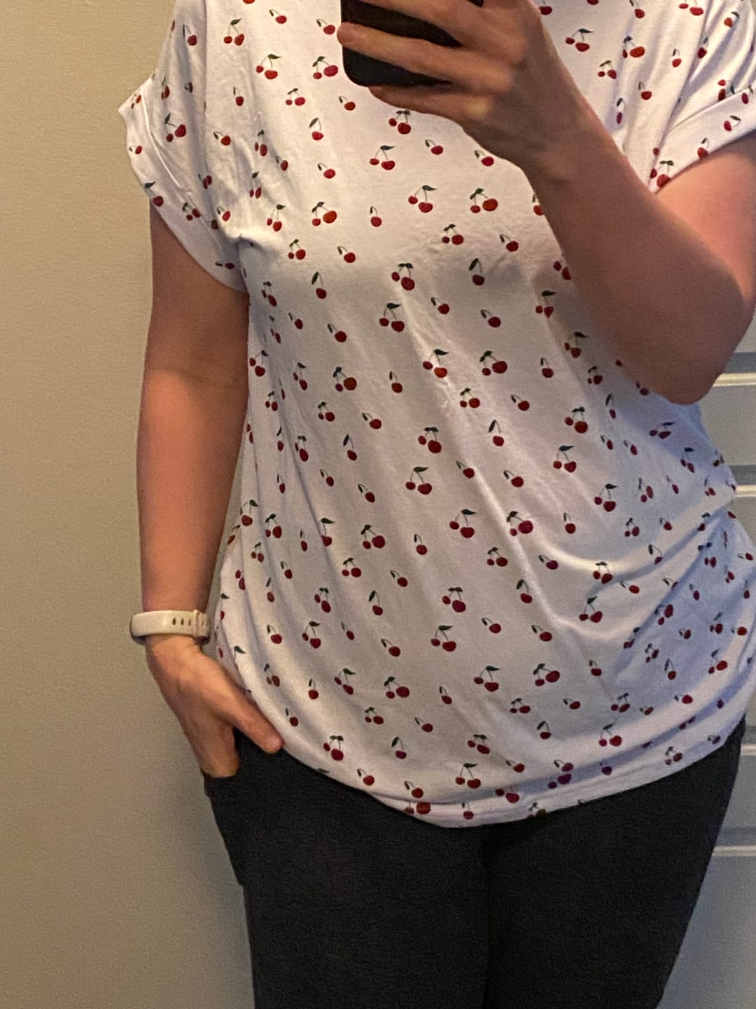 Customer photo review of *Pre-Sale* Cuff Tee