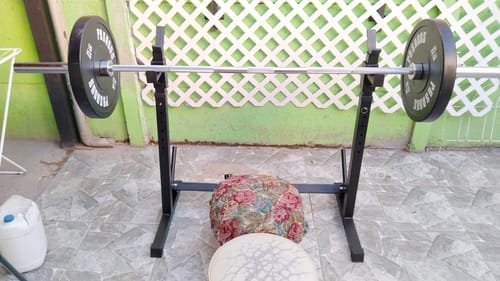 Customer photo review of Squat Rack IRONSIDE