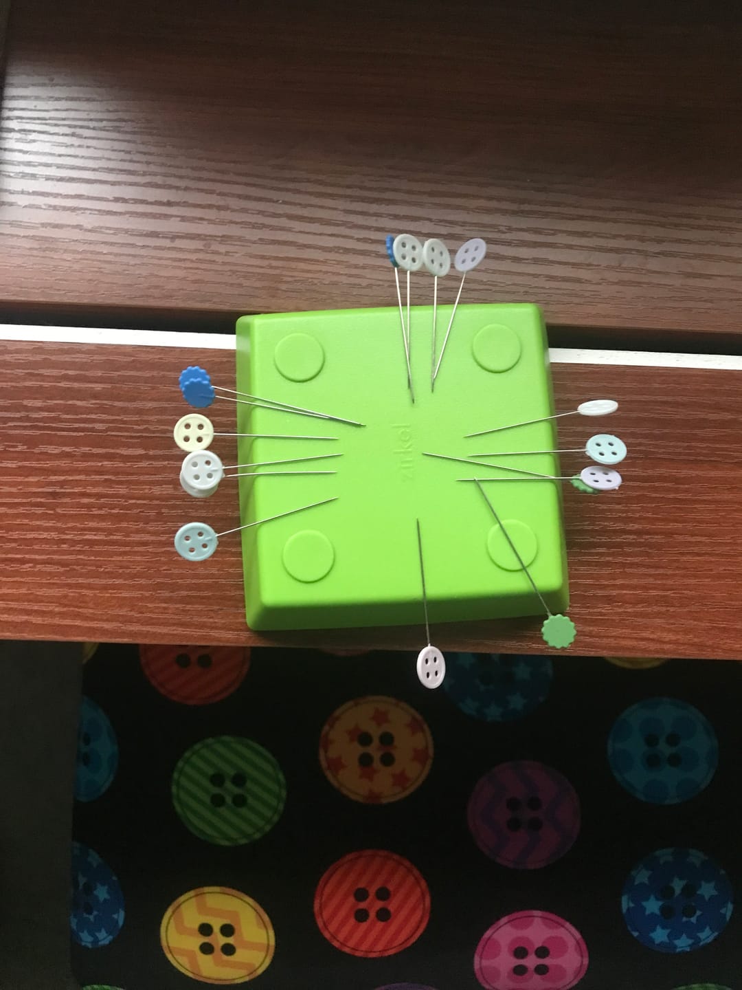 Customer photo review of Zirkel Magnetic Pin Holder (5 Colors Available)