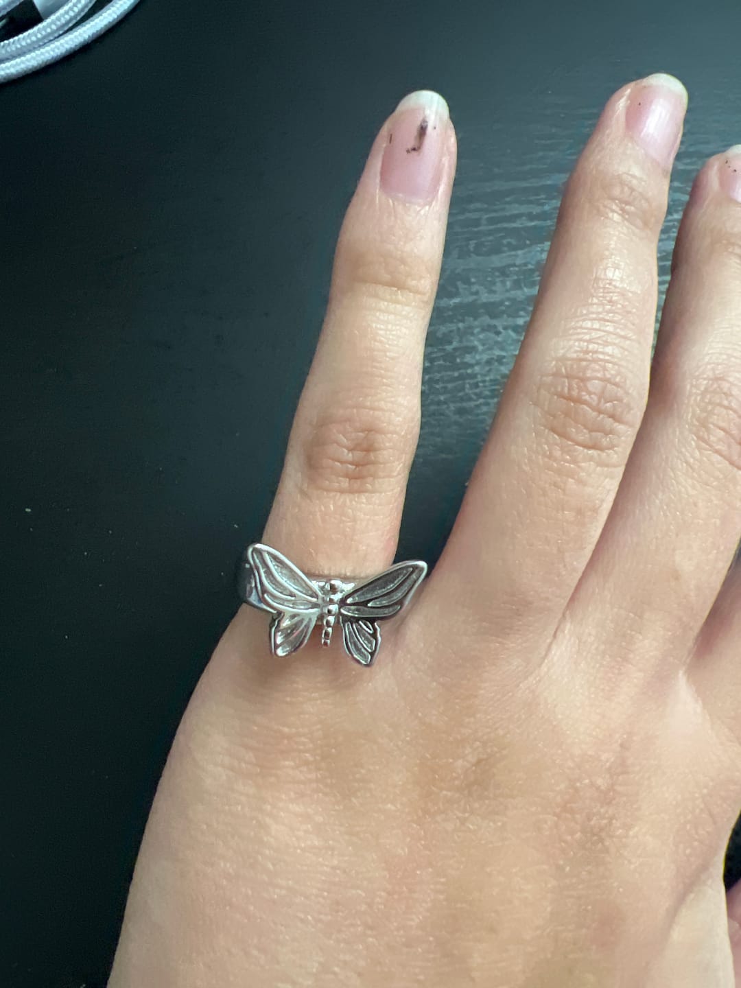 Customer photo review of BUTTERFLY RING