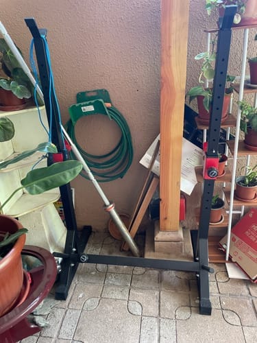 Customer photo review of Squat Rack IRONSIDE