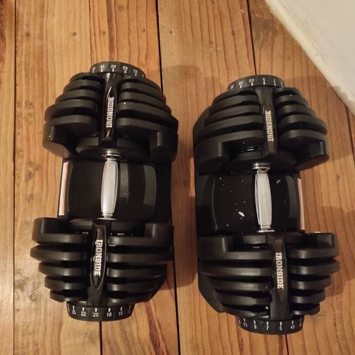 Customer photo review of Mancuerna Ajustable 40 Kg