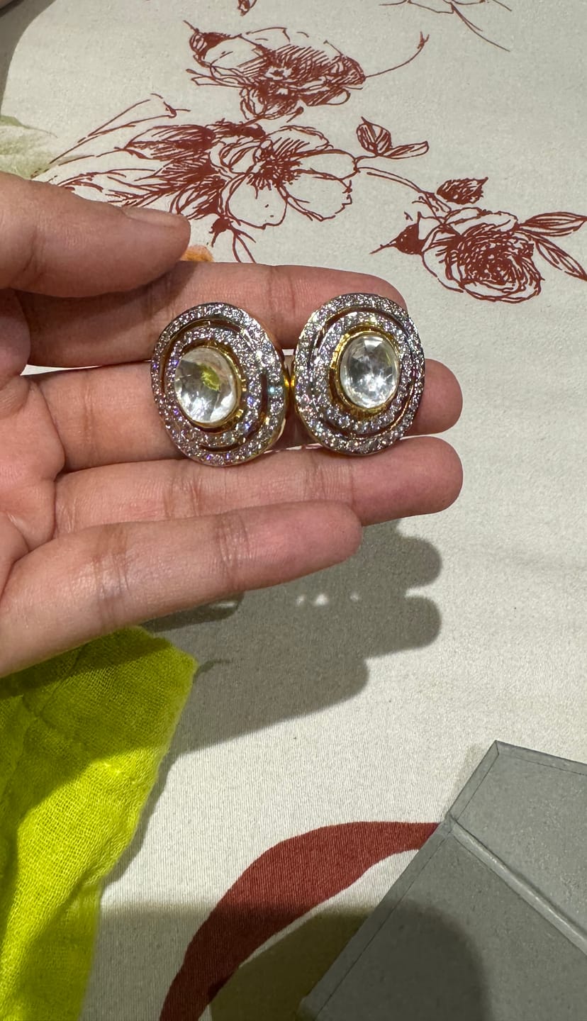 Customer photo review of Kundan With Diamantes Top
